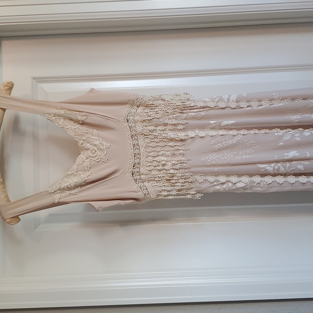 Handmade silk & rayon BEAUTIFUL dress and shawl